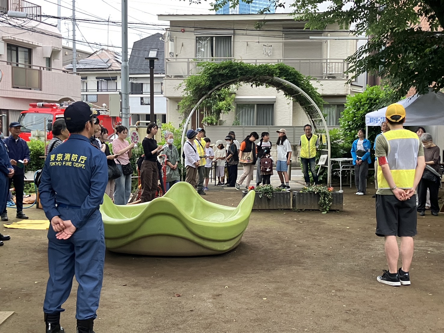 雑司が谷一丁目東部町会合同 防災訓練を実施しました（6月20日）