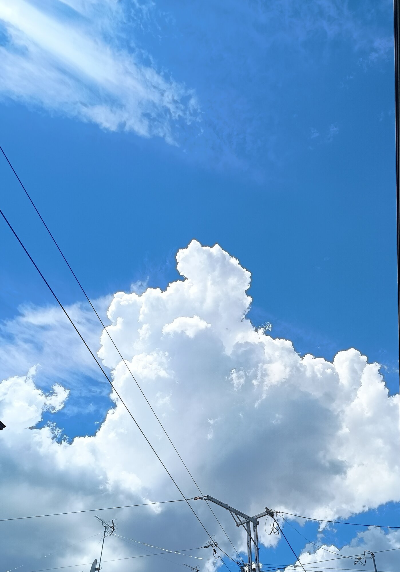 夏空と入道雲